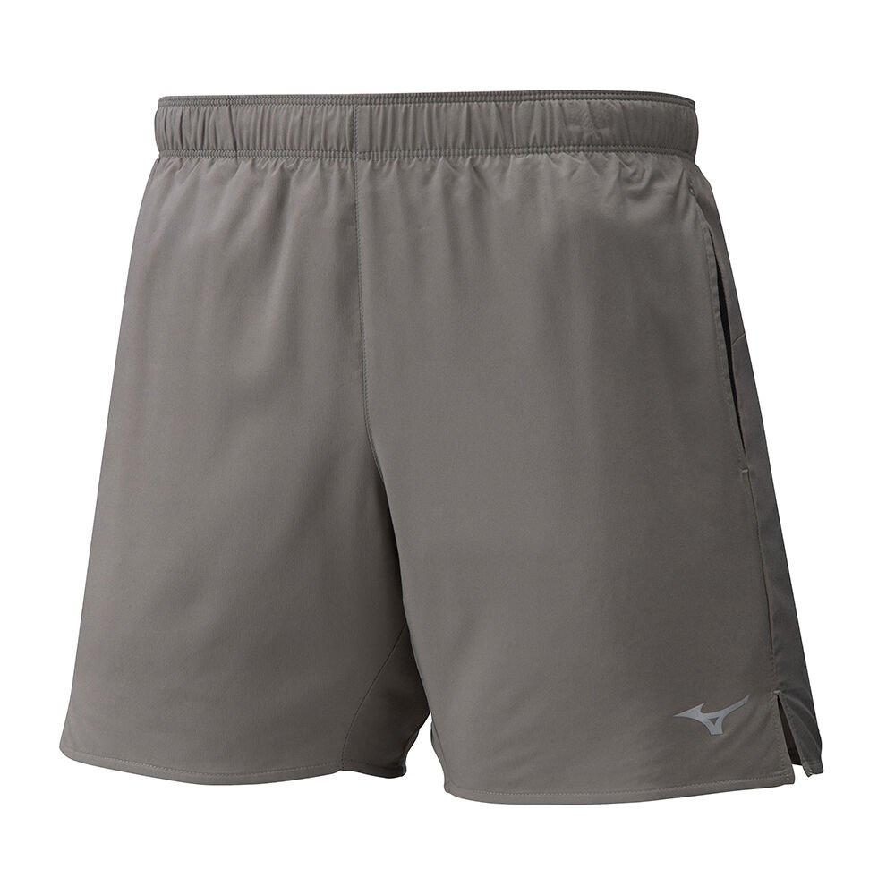 Mizuno Men's Shorts Core 5.5 Grey - XVOYSZD-10